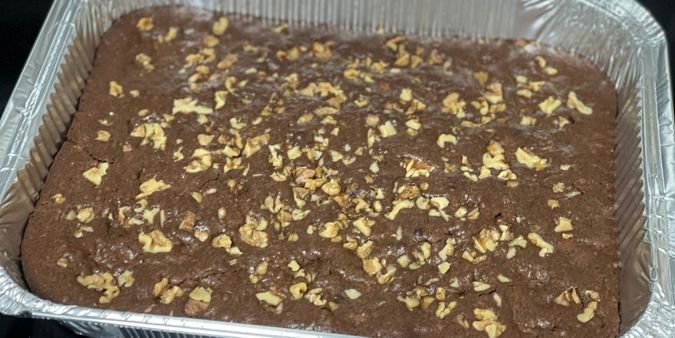 עוגת בראוניז פרווה - מתכון לבראוניז שוקולד אגוזים קלאסי
